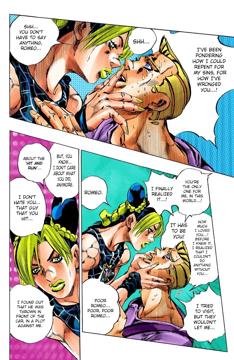 JoJo's Bizarre Adventure Part 6 - Stone Ocean (Official Colored) Chapter 111 page 6 - Chapter 111: It's Been a While, Romeo