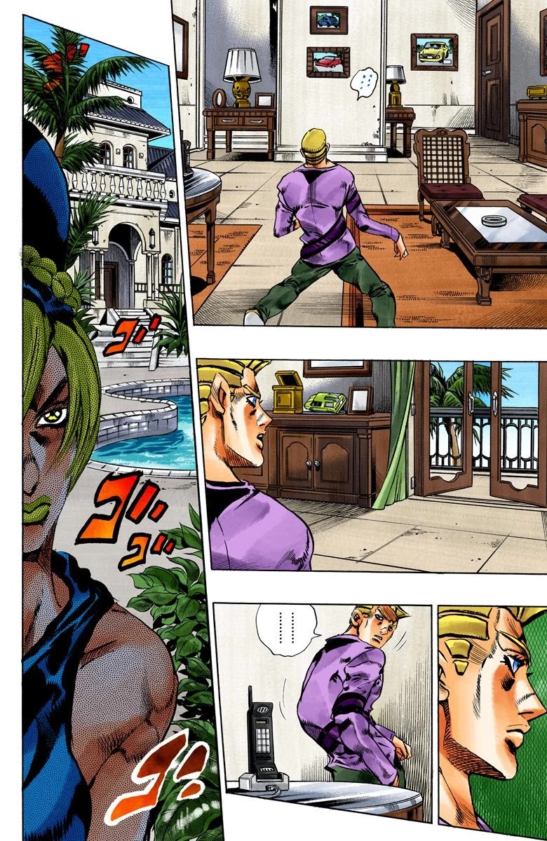 JoJo's Bizarre Adventure Part 6 - Stone Ocean (Official Colored) Chapter 111 page 8 - Chapter 111: It's Been a While, Romeo