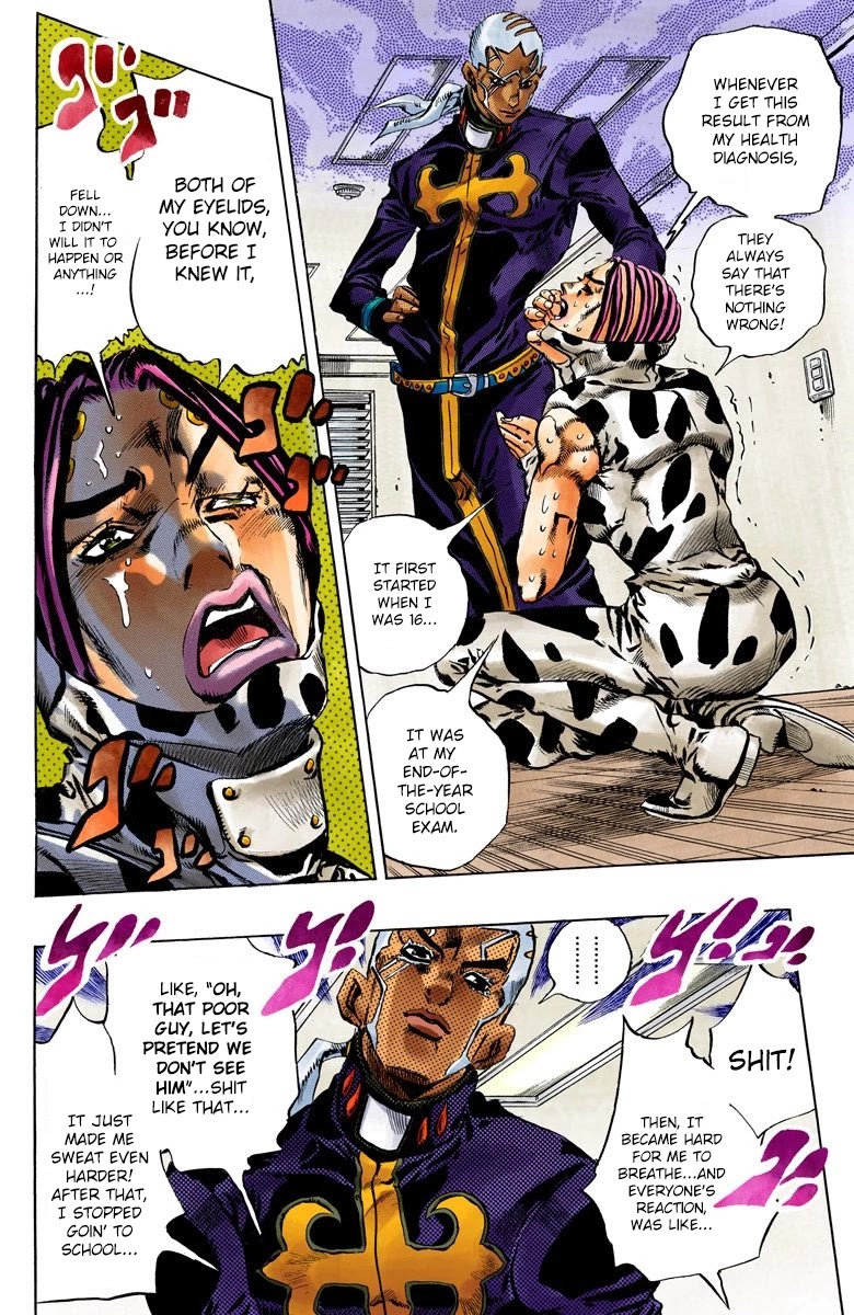 JoJo's Bizarre Adventure Part 6 - Stone Ocean (Official Colored) Chapter 112 page 2 - Chapter 112: Sky High Part 1