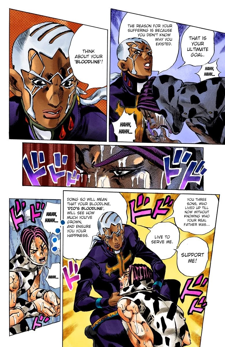 JoJo's Bizarre Adventure Part 6 - Stone Ocean (Official Colored) Chapter 112 page 4 - Chapter 112: Sky High Part 1
