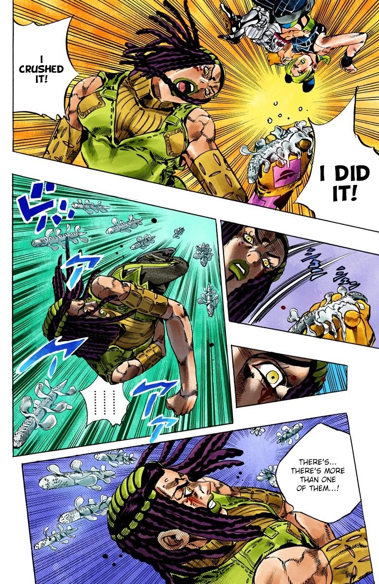 JoJo's Bizarre Adventure Part 6 - Stone Ocean (Official Colored) Chapter 113 page 10 - Chapter 113: Sky High Part 2