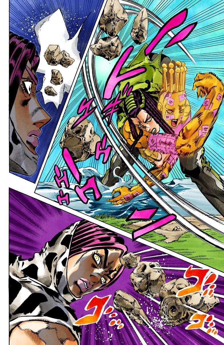 JoJo's Bizarre Adventure Part 6 - Stone Ocean (Official Colored) Chapter 114 page 5 - Chapter 114: Sky High Part 3
