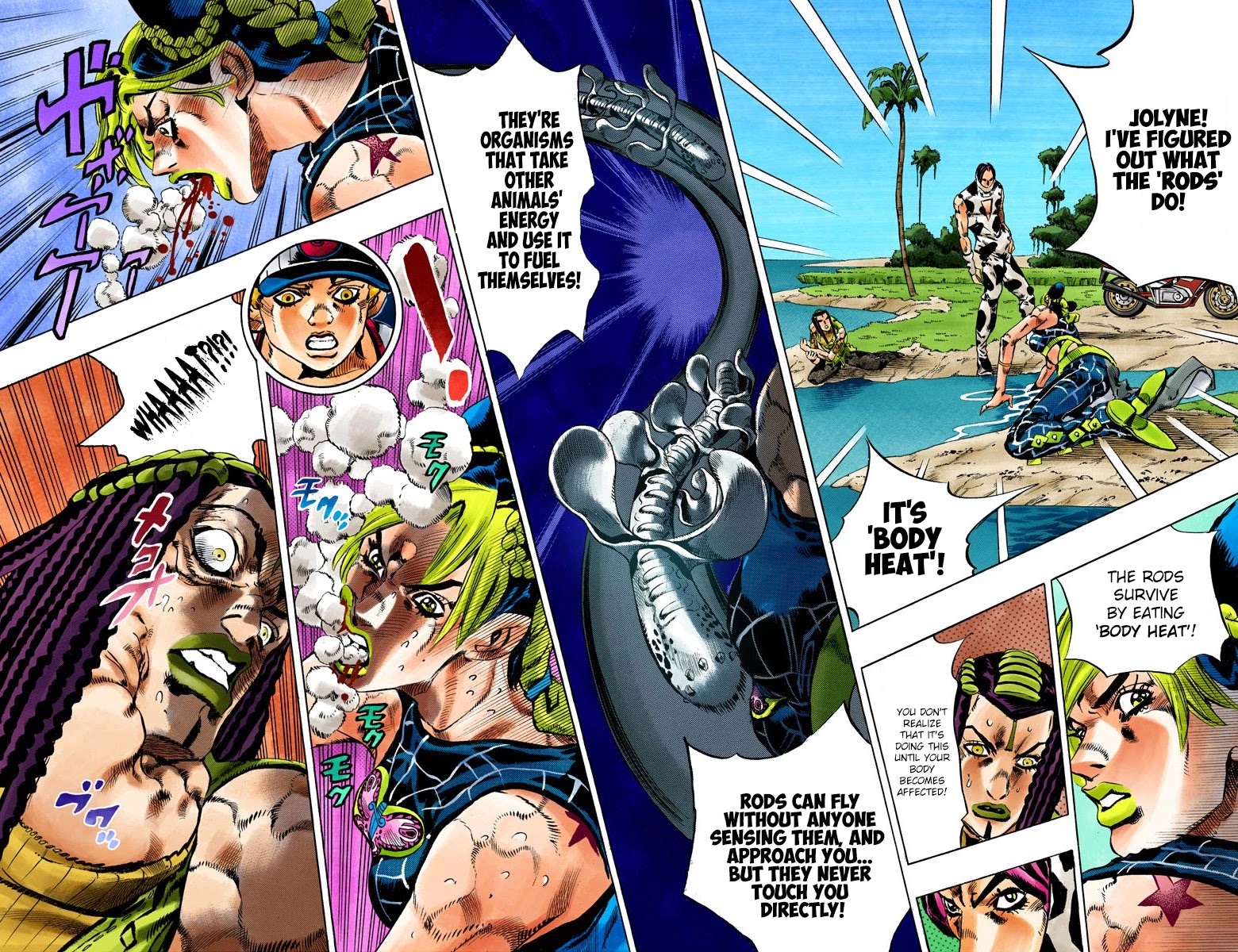 JoJo's Bizarre Adventure Part 6 - Stone Ocean (Official Colored) Chapter 115 page 10 - Chapter 115: Sky High Part 4