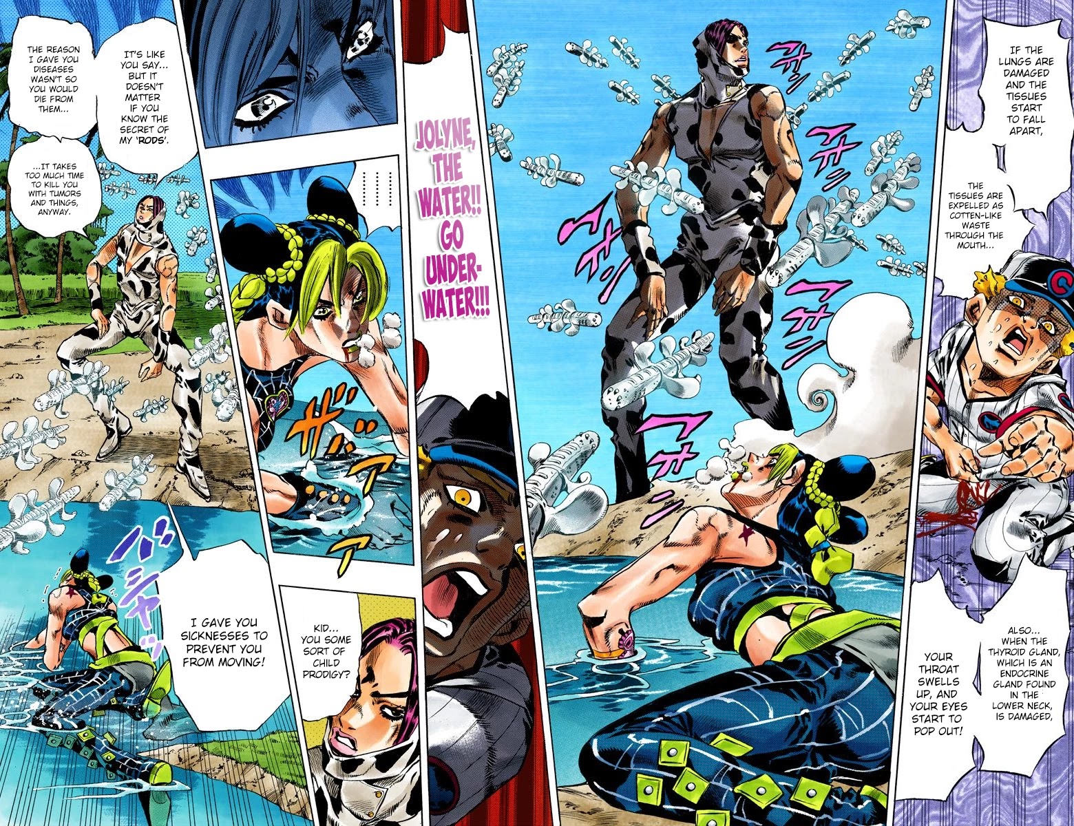 JoJo's Bizarre Adventure Part 6 - Stone Ocean (Official Colored) Chapter 115 page 11 - Chapter 115: Sky High Part 4