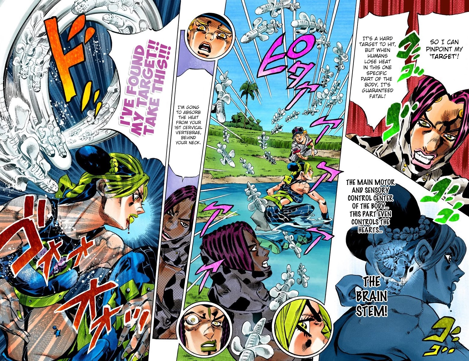 JoJo's Bizarre Adventure Part 6 - Stone Ocean (Official Colored) Chapter 115 page 12 - Chapter 115: Sky High Part 4