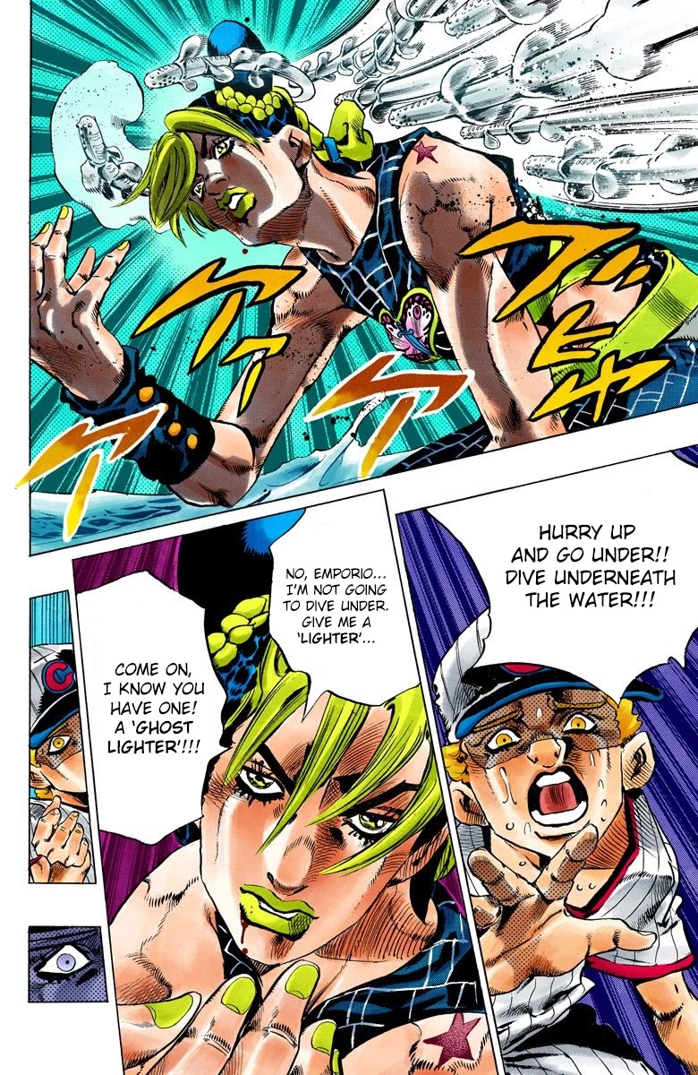 JoJo's Bizarre Adventure Part 6 - Stone Ocean (Official Colored) Chapter 115 page 13 - Chapter 115: Sky High Part 4