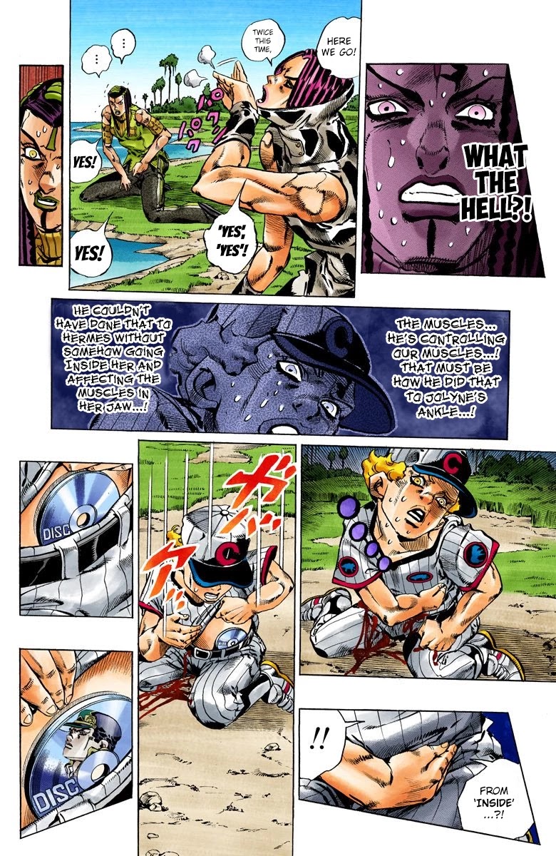 JoJo's Bizarre Adventure Part 6 - Stone Ocean (Official Colored) Chapter 115 page 6 - Chapter 115: Sky High Part 4