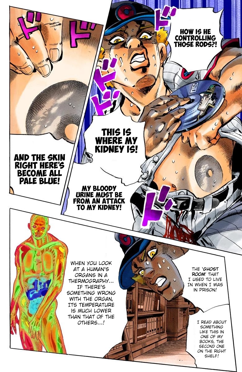 JoJo's Bizarre Adventure Part 6 - Stone Ocean (Official Colored) Chapter 115 page 8 - Chapter 115: Sky High Part 4