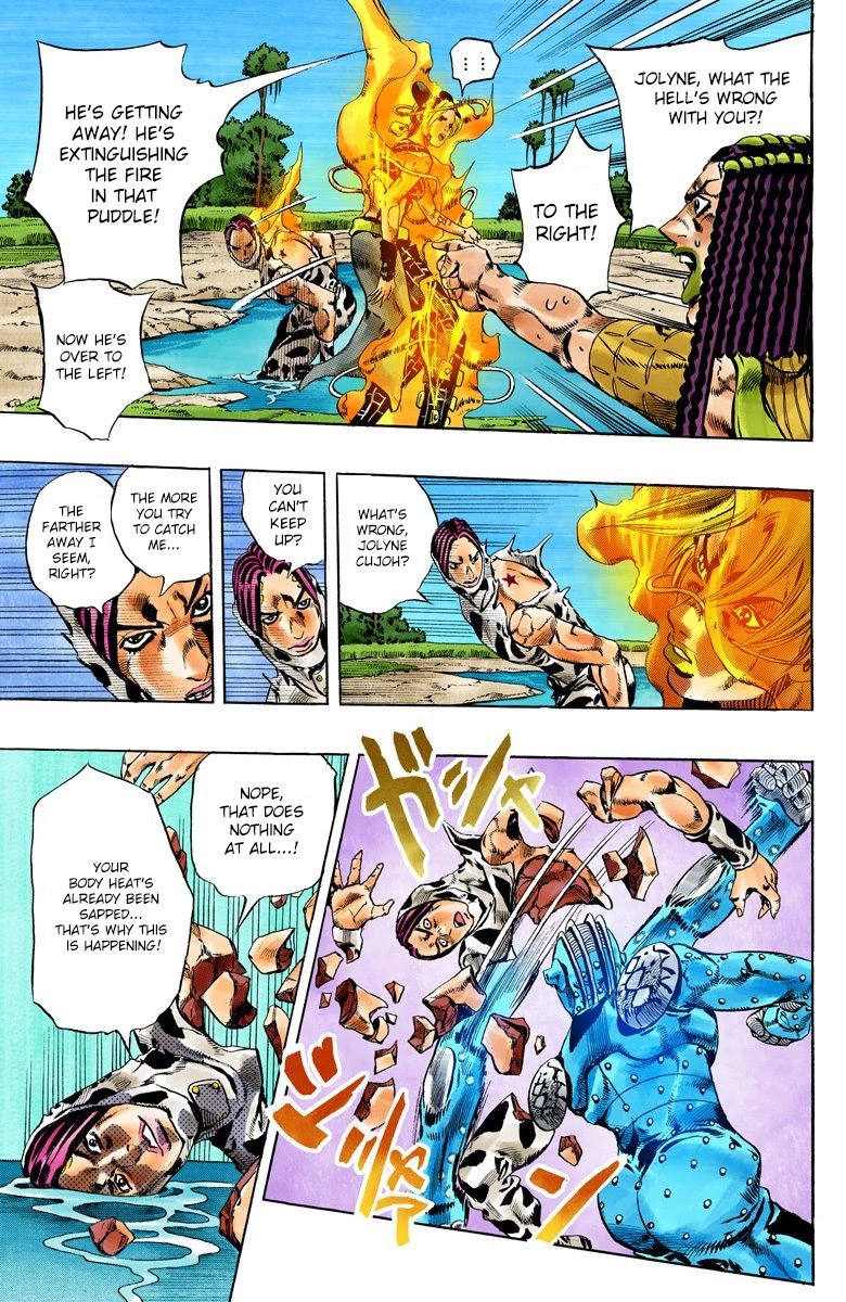 JoJo's Bizarre Adventure Part 6 - Stone Ocean (Official Colored) Chapter 116 page 11 - Chapter 116: Sky High Part 5