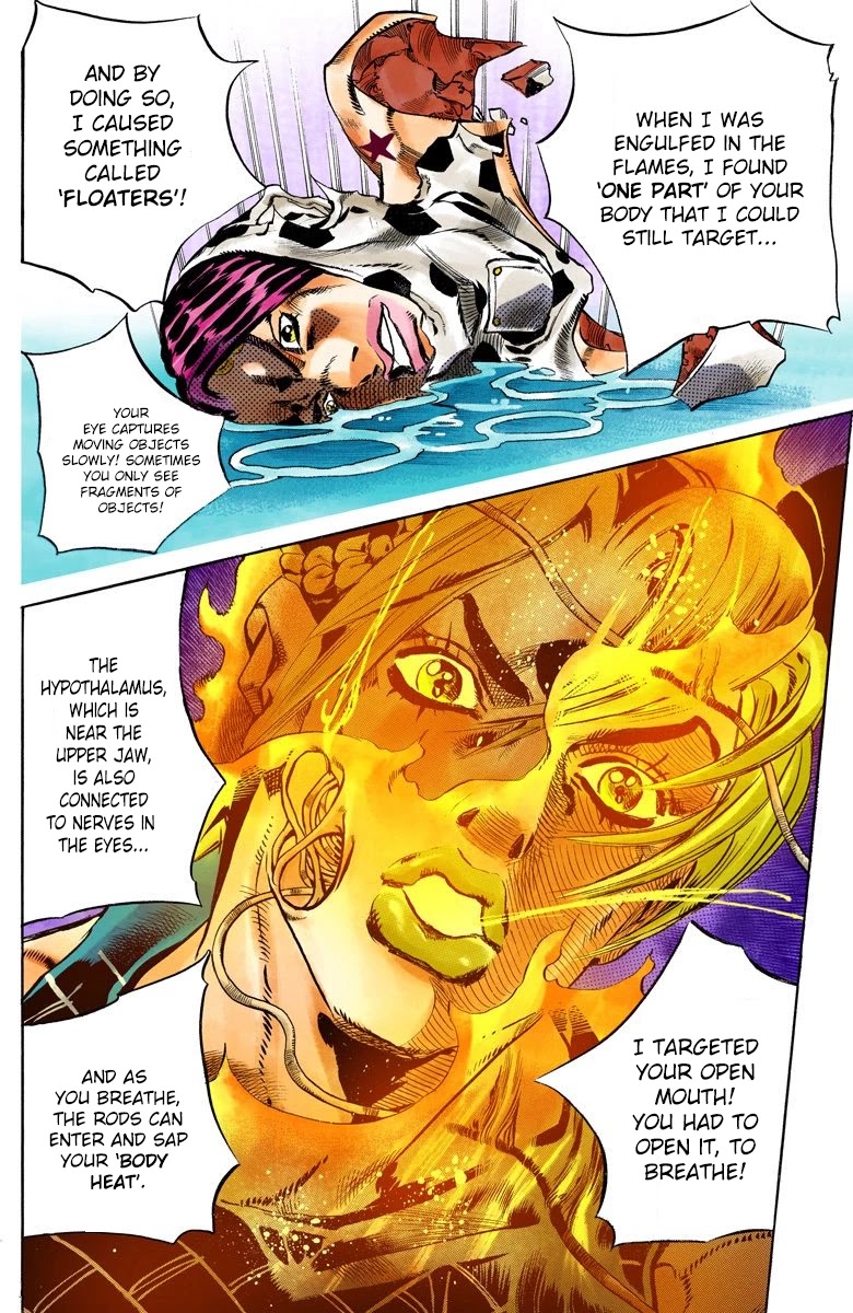 JoJo's Bizarre Adventure Part 6 - Stone Ocean (Official Colored) Chapter 116 page 12 - Chapter 116: Sky High Part 5