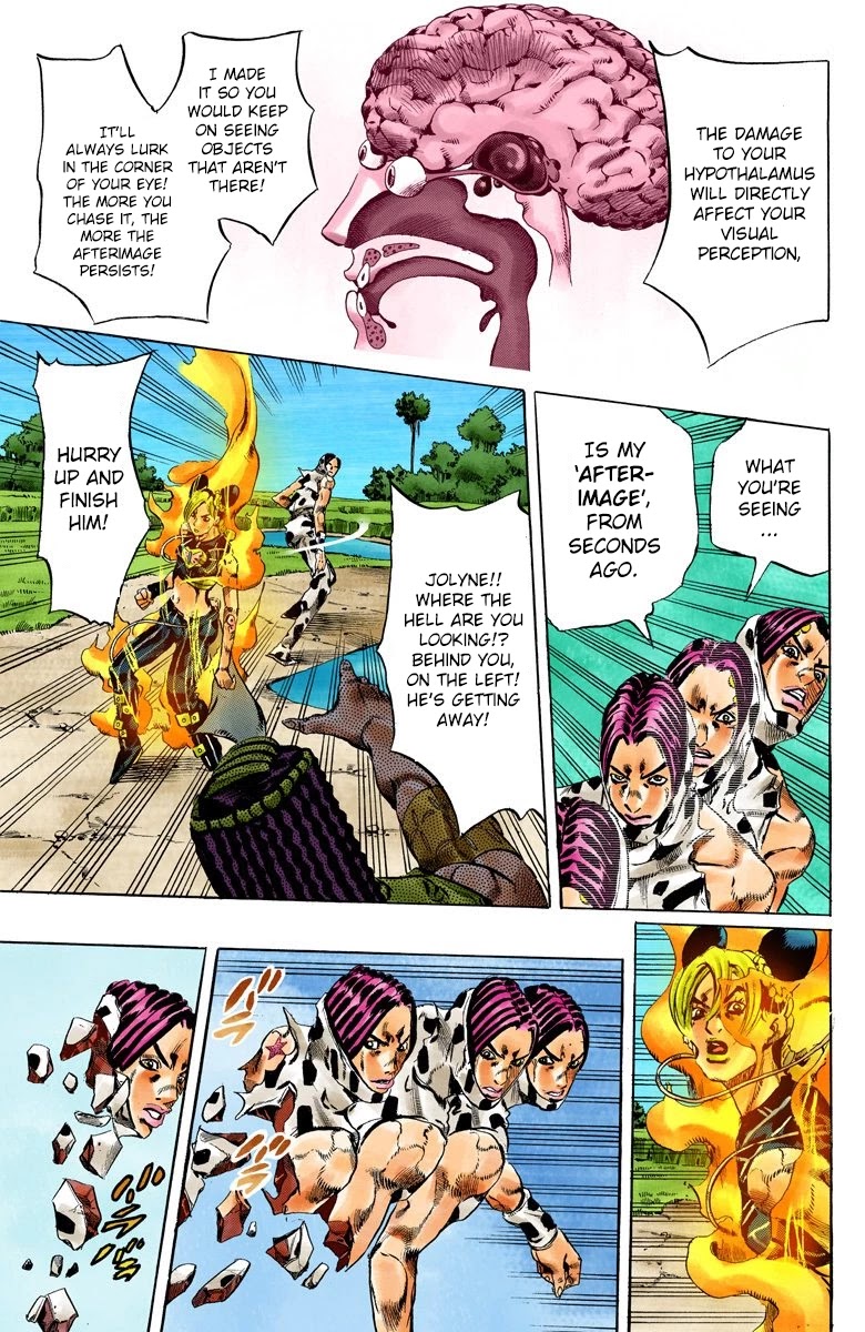 JoJo's Bizarre Adventure Part 6 - Stone Ocean (Official Colored) Chapter 116 page 13 - Chapter 116: Sky High Part 5