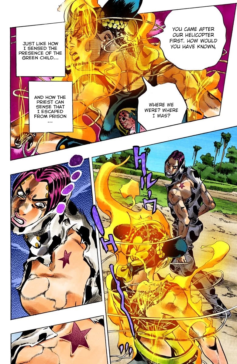 JoJo's Bizarre Adventure Part 6 - Stone Ocean (Official Colored) Chapter 116 page 16 - Chapter 116: Sky High Part 5