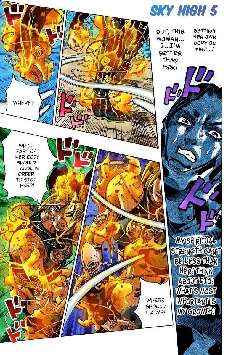 JoJo's Bizarre Adventure Part 6 - Stone Ocean (Official Colored) Chapter 116 page 2 - Chapter 116: Sky High Part 5