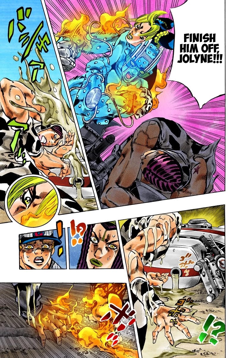 JoJo's Bizarre Adventure Part 6 - Stone Ocean (Official Colored) Chapter 116 page 6 - Chapter 116: Sky High Part 5