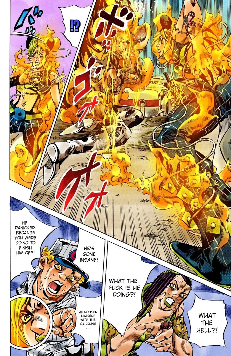 JoJo's Bizarre Adventure Part 6 - Stone Ocean (Official Colored) Chapter 116 page 7 - Chapter 116: Sky High Part 5