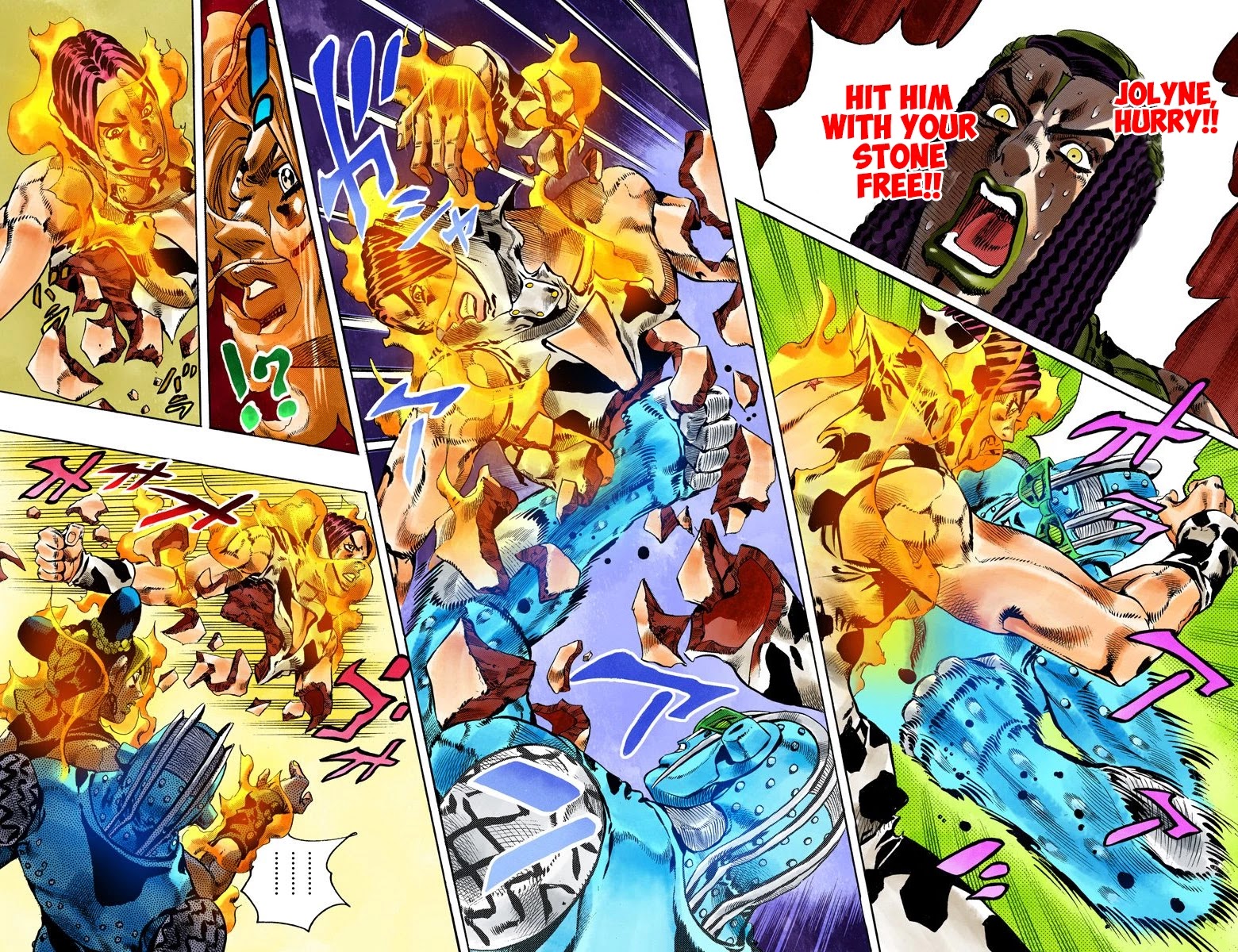 JoJo's Bizarre Adventure Part 6 - Stone Ocean (Official Colored) Chapter 116 page 9 - Chapter 116: Sky High Part 5