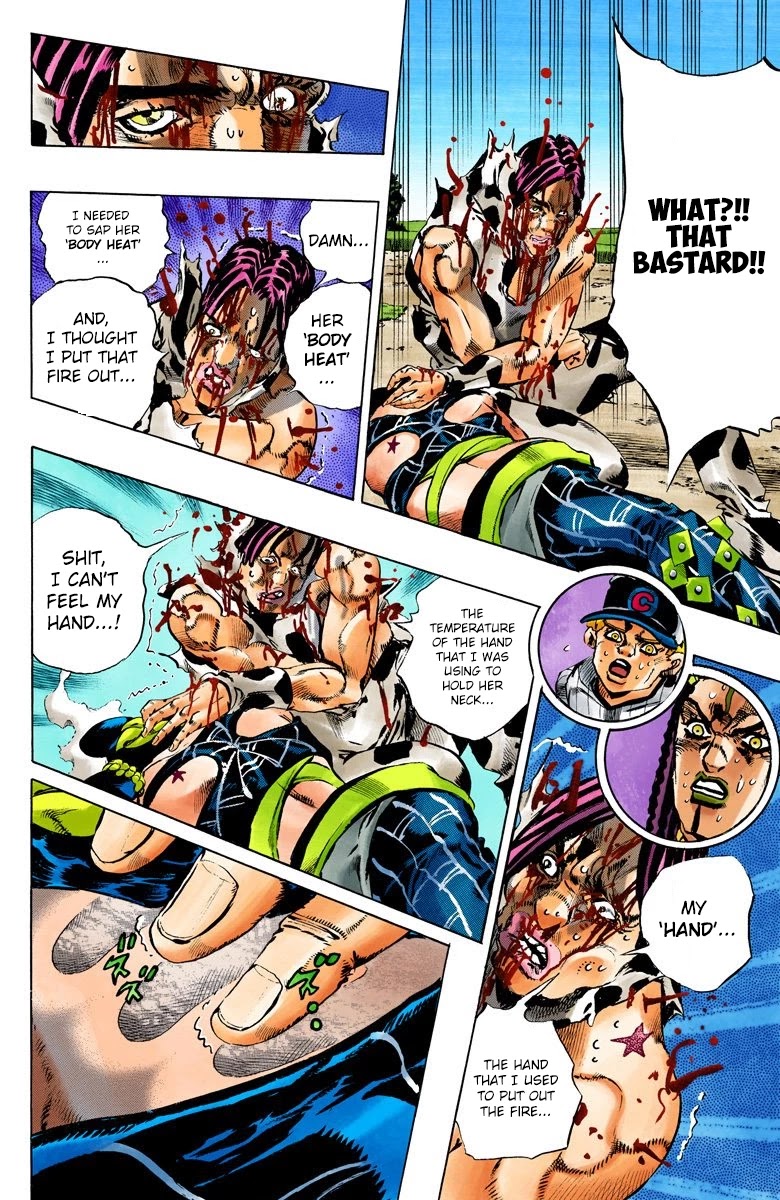 JoJo's Bizarre Adventure Part 6 - Stone Ocean (Official Colored) Chapter 117 page 10 - Chapter 117: Sky High Part 6
