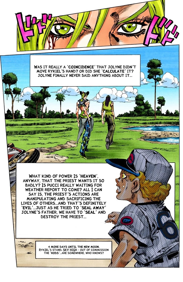 JoJo's Bizarre Adventure Part 6 - Stone Ocean (Official Colored) Chapter 117 page 17 - Chapter 117: Sky High Part 6