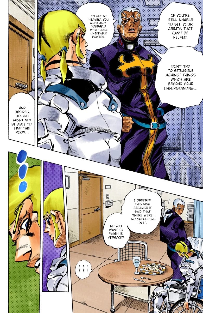 JoJo's Bizarre Adventure Part 6 - Stone Ocean (Official Colored) Chapter 118 page 14 - Chapter 118: Countdown To Heaven: 3 Days Until the New Moon