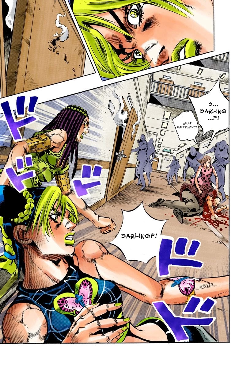 JoJo's Bizarre Adventure Part 6 - Stone Ocean (Official Colored) Chapter 118 page 19 - Chapter 118: Countdown To Heaven: 3 Days Until the New Moon