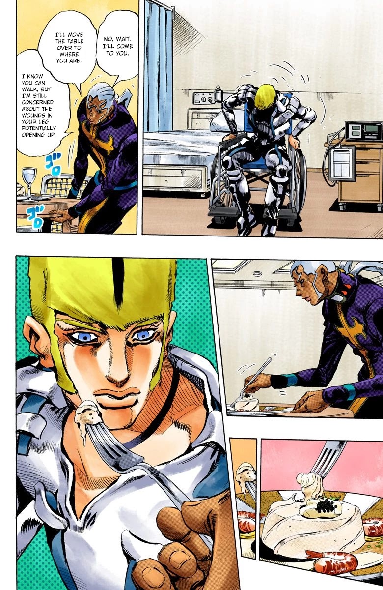 JoJo's Bizarre Adventure Part 6 - Stone Ocean (Official Colored) Chapter 118 page 8 - Chapter 118: Countdown To Heaven: 3 Days Until the New Moon