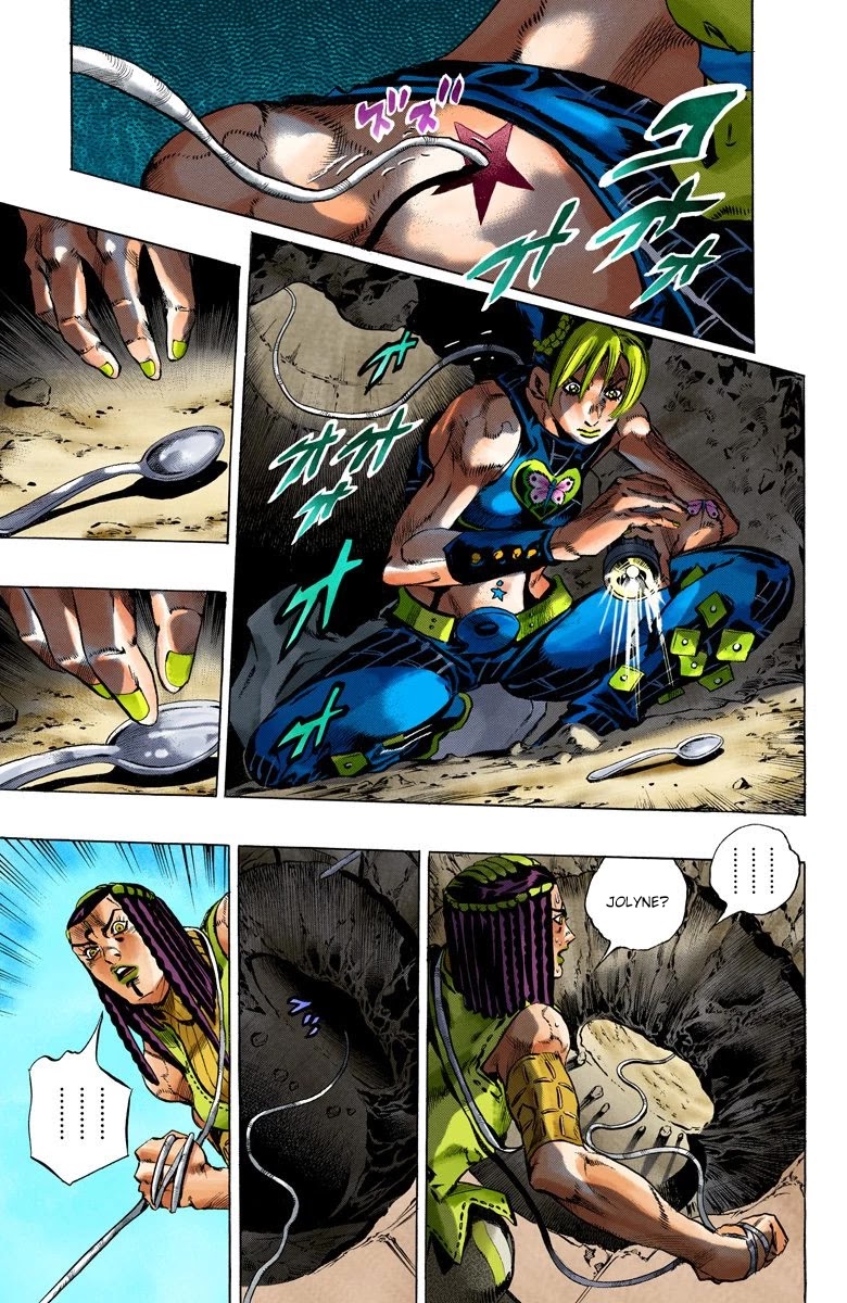JoJo's Bizarre Adventure Part 6 - Stone Ocean (Official Colored) Chapter 119 page 11 - Chapter 119: Underworld Part 1