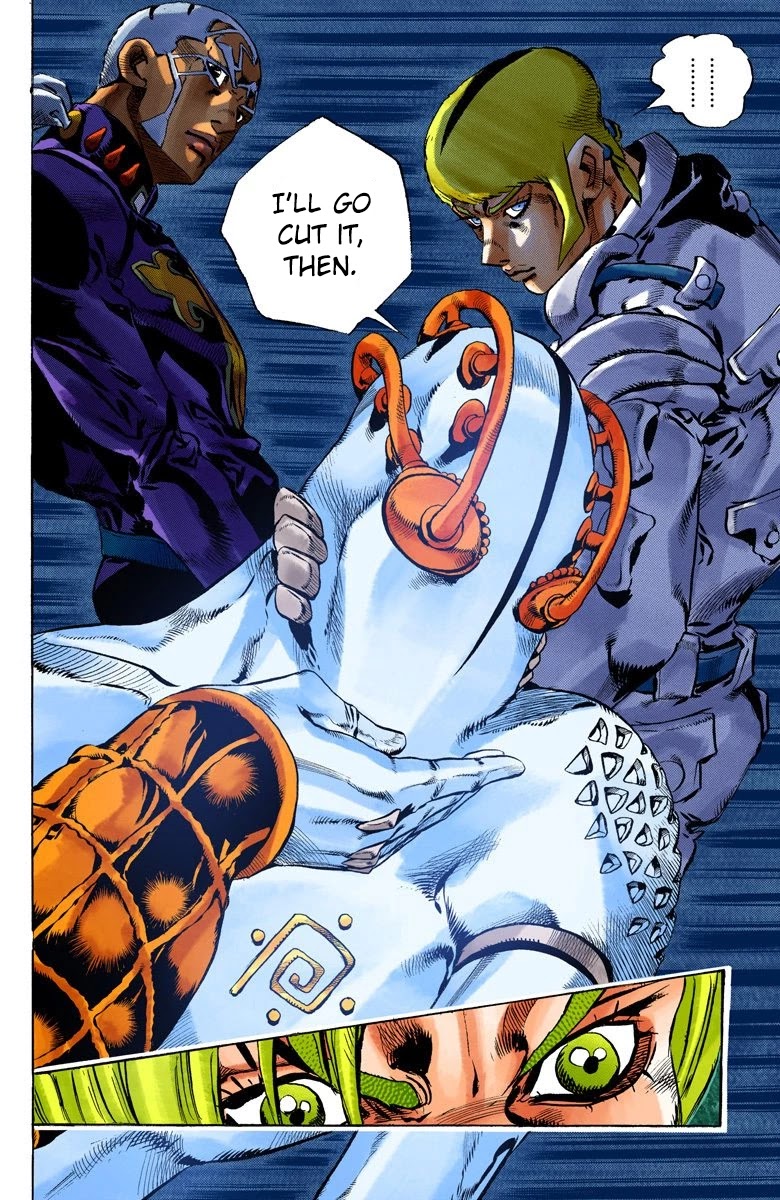 JoJo's Bizarre Adventure Part 6 - Stone Ocean (Official Colored) Chapter 119 page 15 - Chapter 119: Underworld Part 1