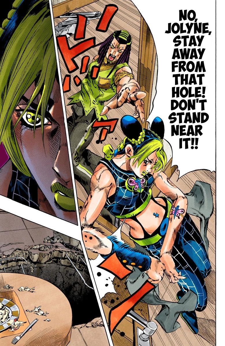 JoJo's Bizarre Adventure Part 6 - Stone Ocean (Official Colored) Chapter 119 page 4 - Chapter 119: Underworld Part 1