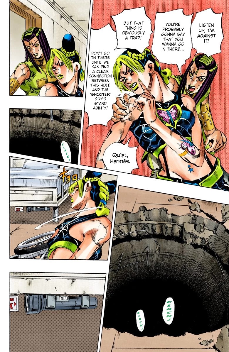 JoJo's Bizarre Adventure Part 6 - Stone Ocean (Official Colored) Chapter 119 page 6 - Chapter 119: Underworld Part 1