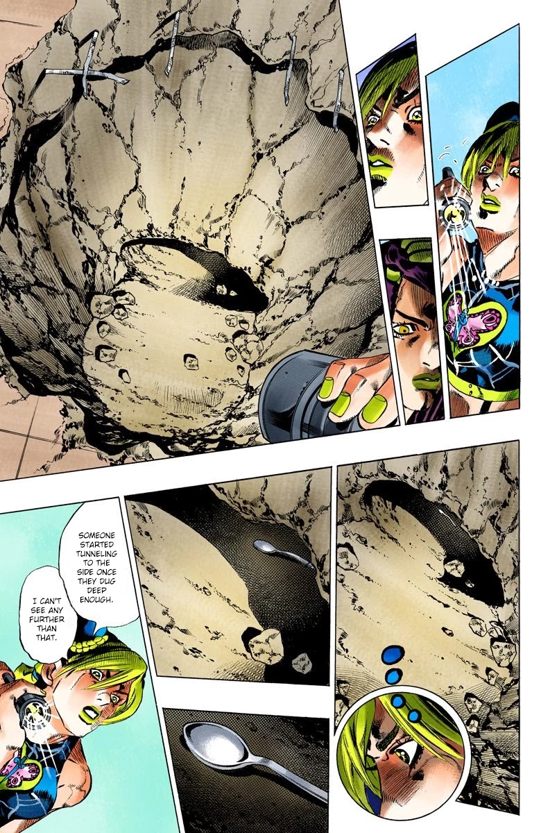 JoJo's Bizarre Adventure Part 6 - Stone Ocean (Official Colored) Chapter 119 page 7 - Chapter 119: Underworld Part 1
