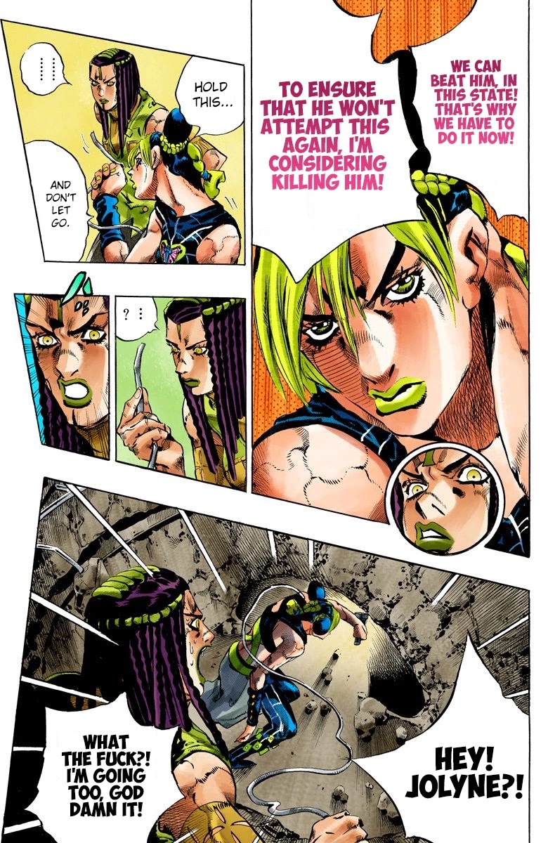 JoJo's Bizarre Adventure Part 6 - Stone Ocean (Official Colored) Chapter 119 page 9 - Chapter 119: Underworld Part 1