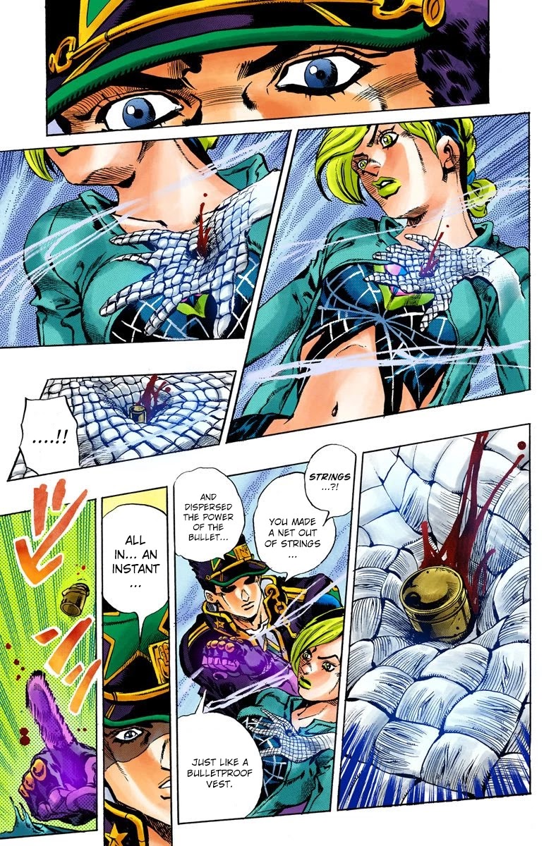 JoJo's Bizarre Adventure Part 6 - Stone Ocean (Official Colored) Chapter 12 page 18 - Chapter 12: The Visitor Part 2