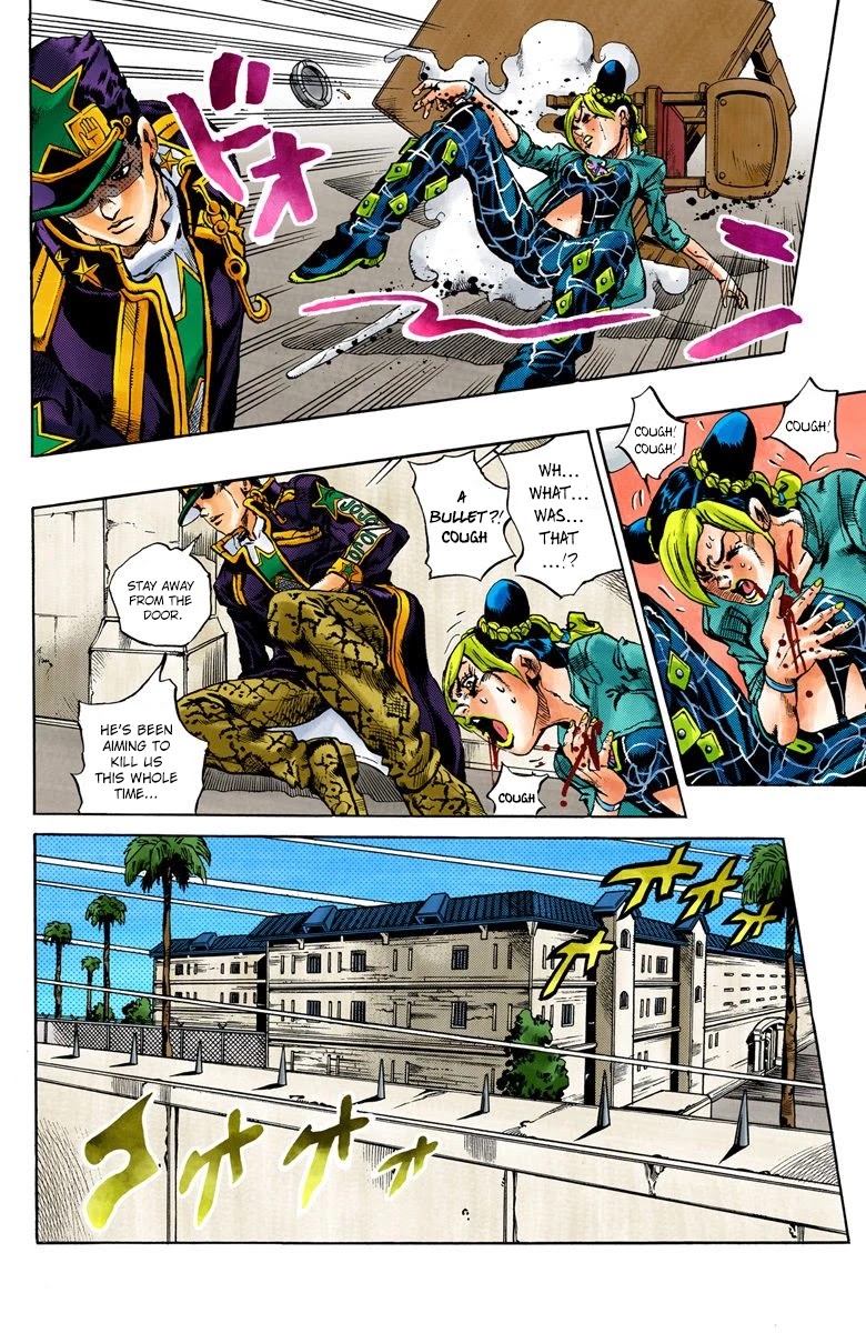 JoJo's Bizarre Adventure Part 6 - Stone Ocean (Official Colored) Chapter 12 page 19 - Chapter 12: The Visitor Part 2