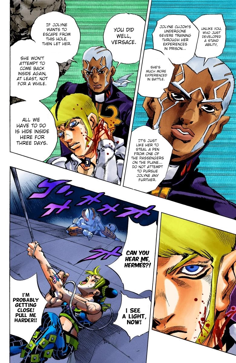 JoJo's Bizarre Adventure Part 6 - Stone Ocean (Official Colored) Chapter 120 page 11 - Chapter 120: Underworld Part 2