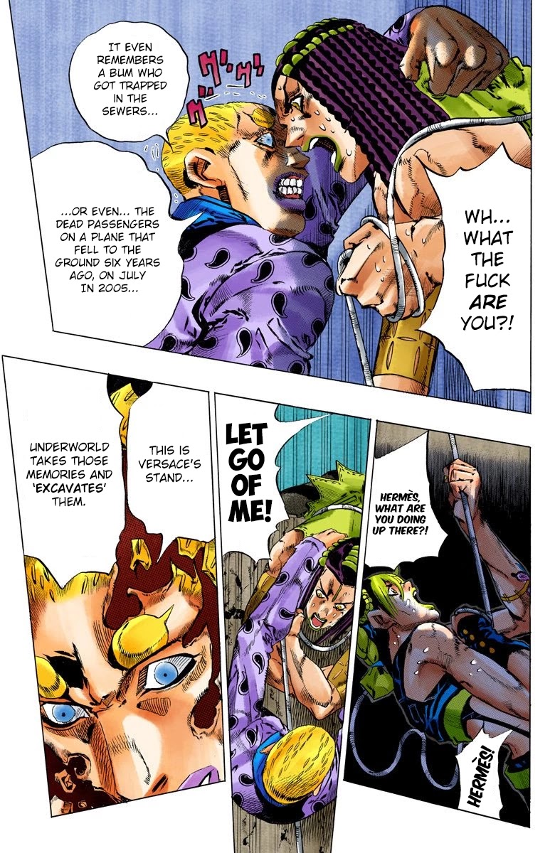 JoJo's Bizarre Adventure Part 6 - Stone Ocean (Official Colored) Chapter 120 page 16 - Chapter 120: Underworld Part 2