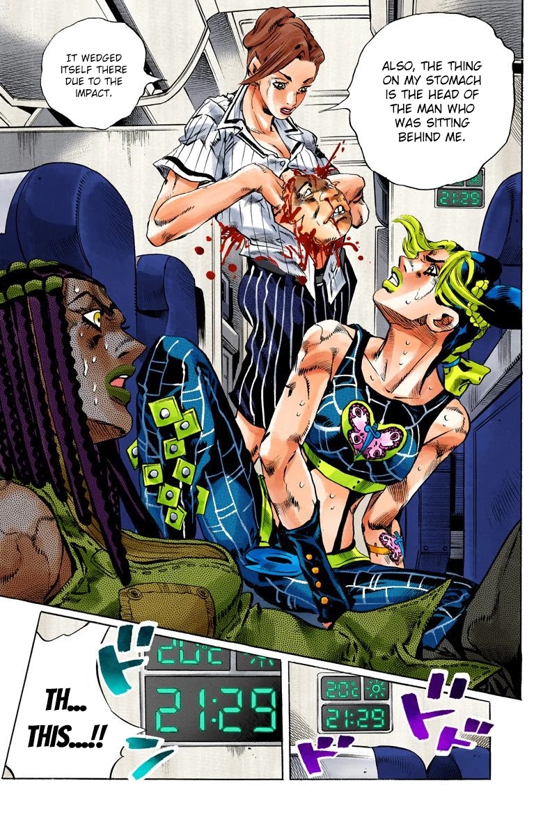 JoJo's Bizarre Adventure Part 6 - Stone Ocean (Official Colored) Chapter 120 page 18 - Chapter 120: Underworld Part 2