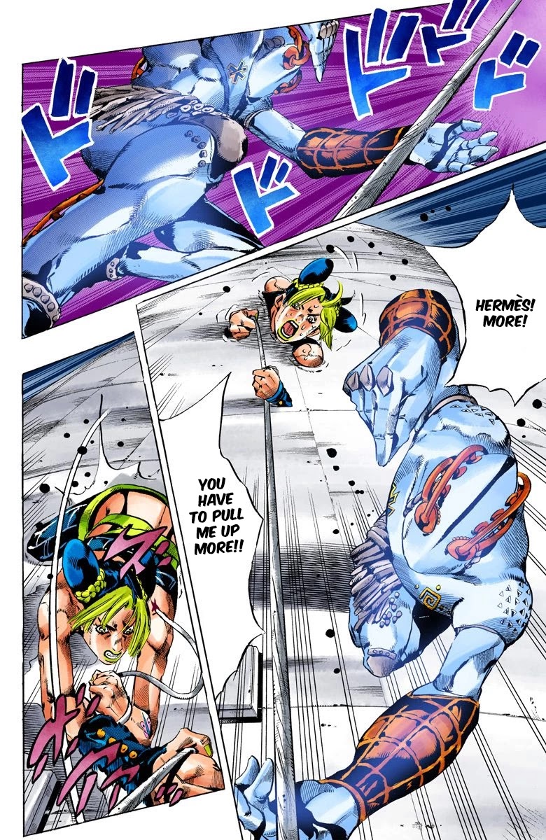 JoJo's Bizarre Adventure Part 6 - Stone Ocean (Official Colored) Chapter 120 page 5 - Chapter 120: Underworld Part 2