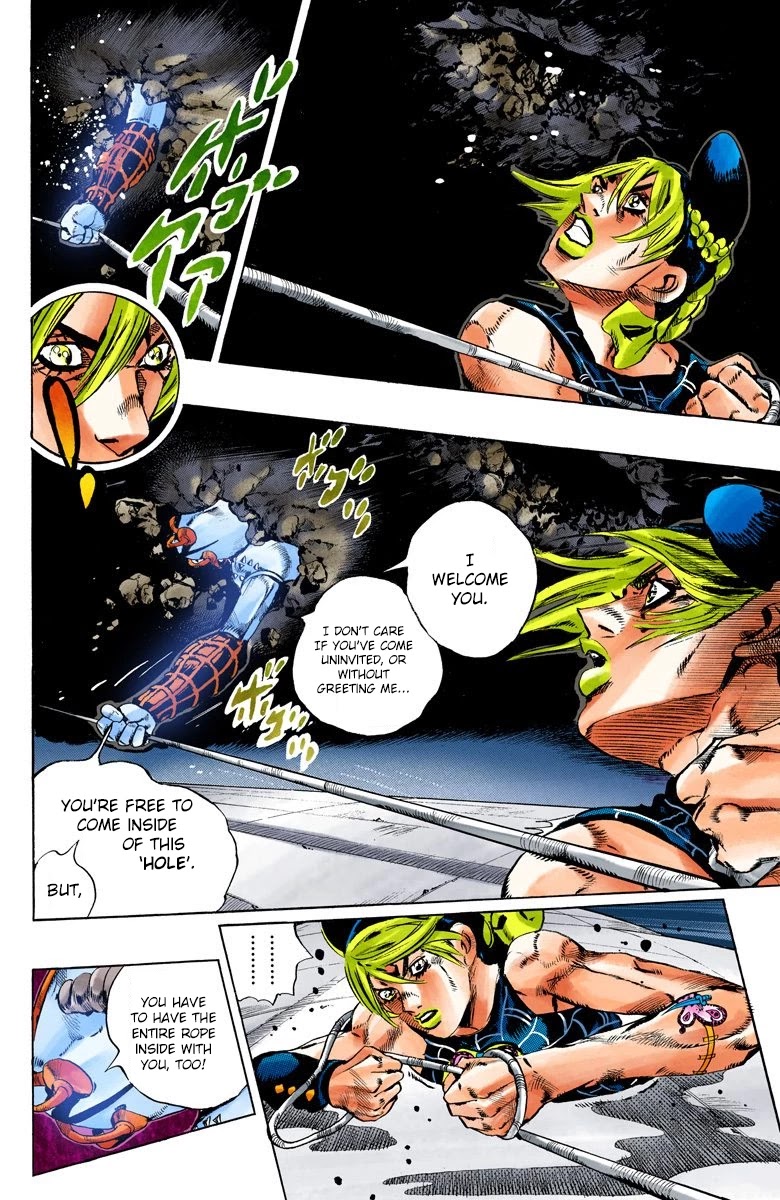 JoJo's Bizarre Adventure Part 6 - Stone Ocean (Official Colored) Chapter 120 page 7 - Chapter 120: Underworld Part 2