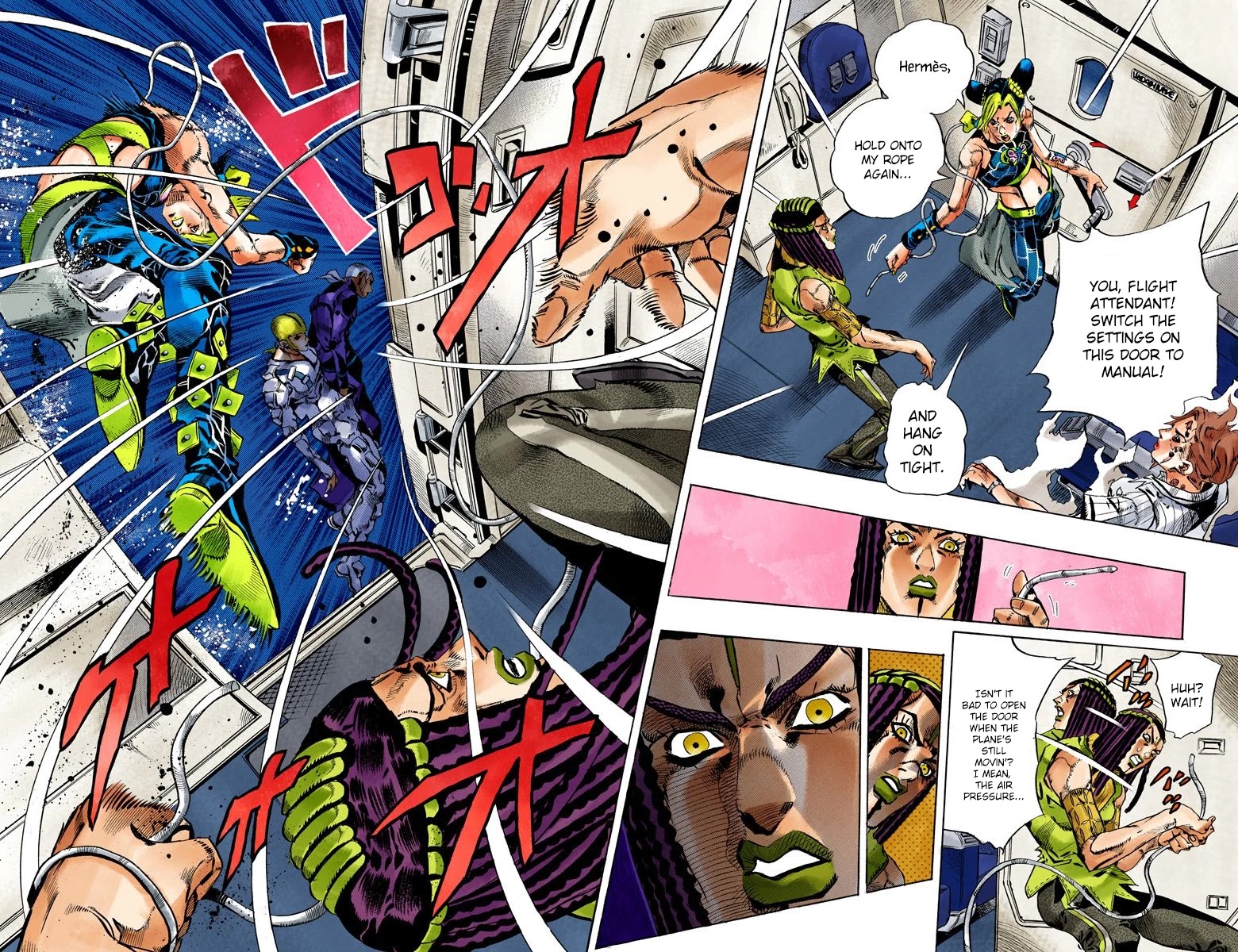 JoJo's Bizarre Adventure Part 6 - Stone Ocean (Official Colored) Chapter 121 page 10 - Chapter 121: Underworld Part 3