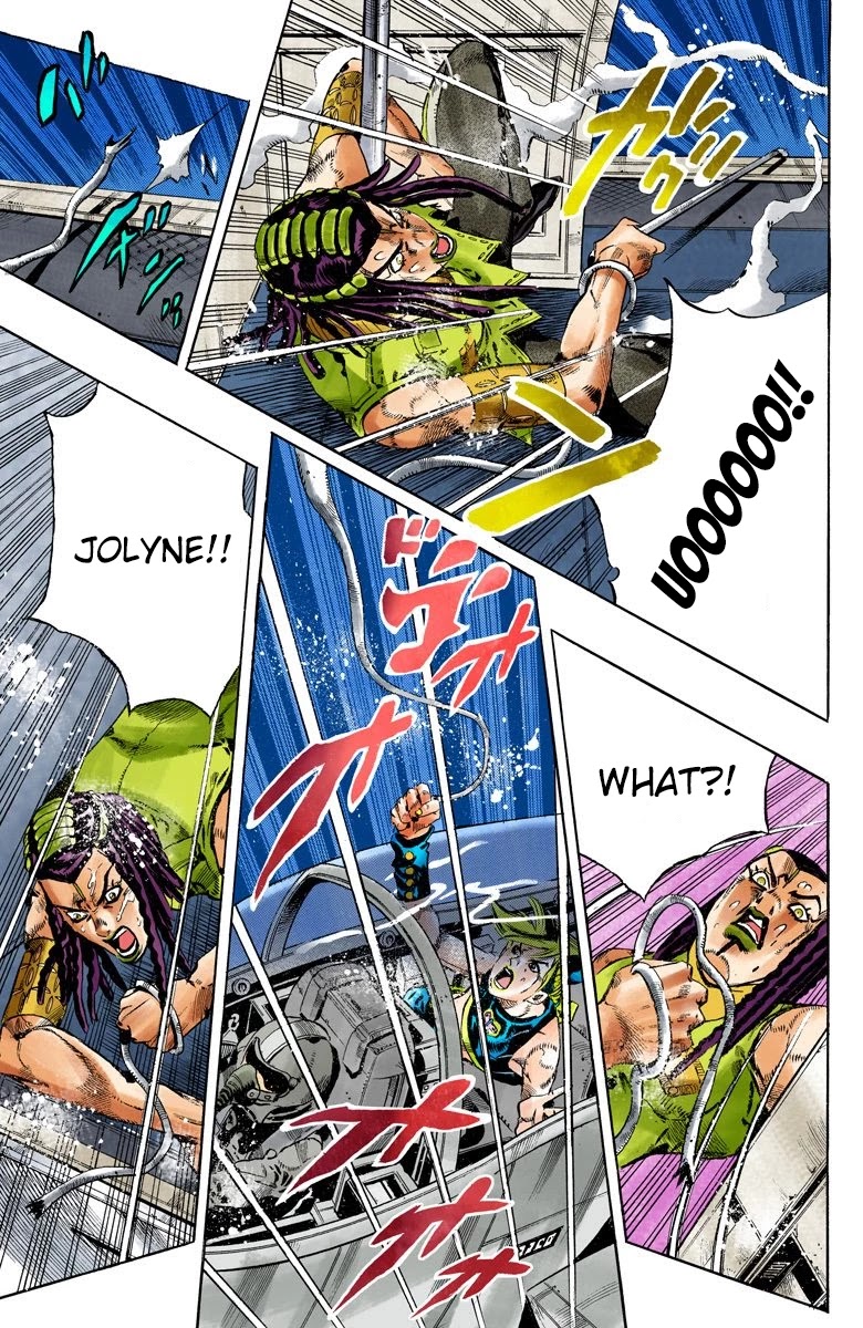 JoJo's Bizarre Adventure Part 6 - Stone Ocean (Official Colored) Chapter 121 page 14 - Chapter 121: Underworld Part 3