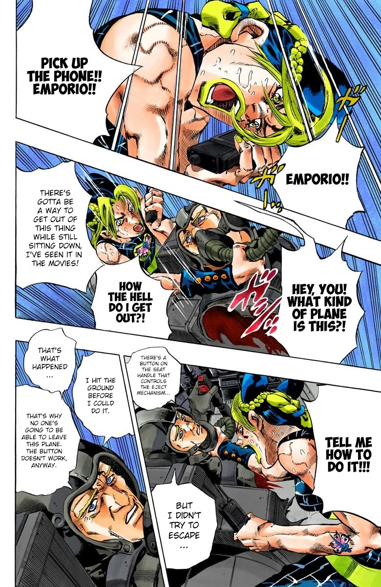 JoJo's Bizarre Adventure Part 6 - Stone Ocean (Official Colored) Chapter 122 page 13 - Chapter 122: Underworld Part 4