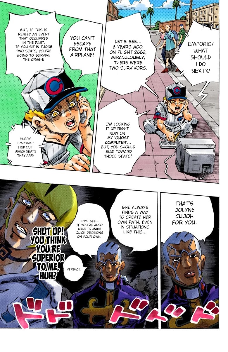 JoJo's Bizarre Adventure Part 6 - Stone Ocean (Official Colored) Chapter 122 page 19 - Chapter 122: Underworld Part 4