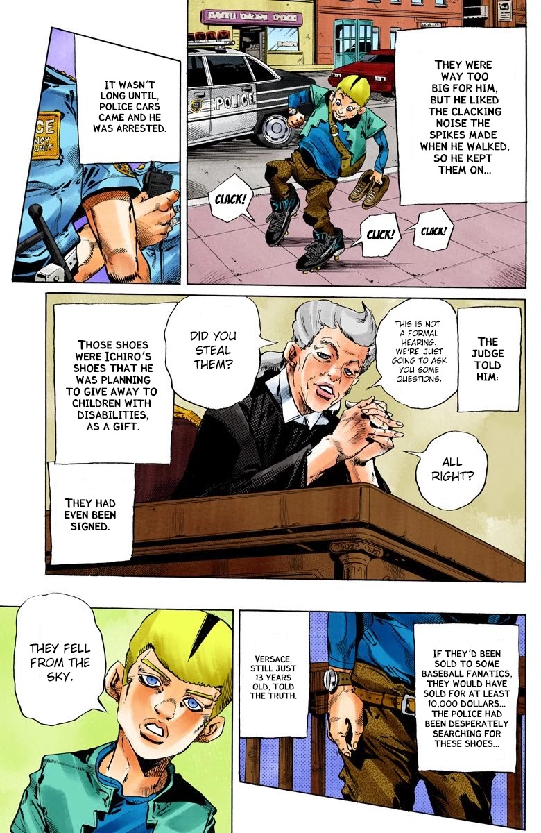 JoJo's Bizarre Adventure Part 6 - Stone Ocean (Official Colored) Chapter 122 page 4 - Chapter 122: Underworld Part 4