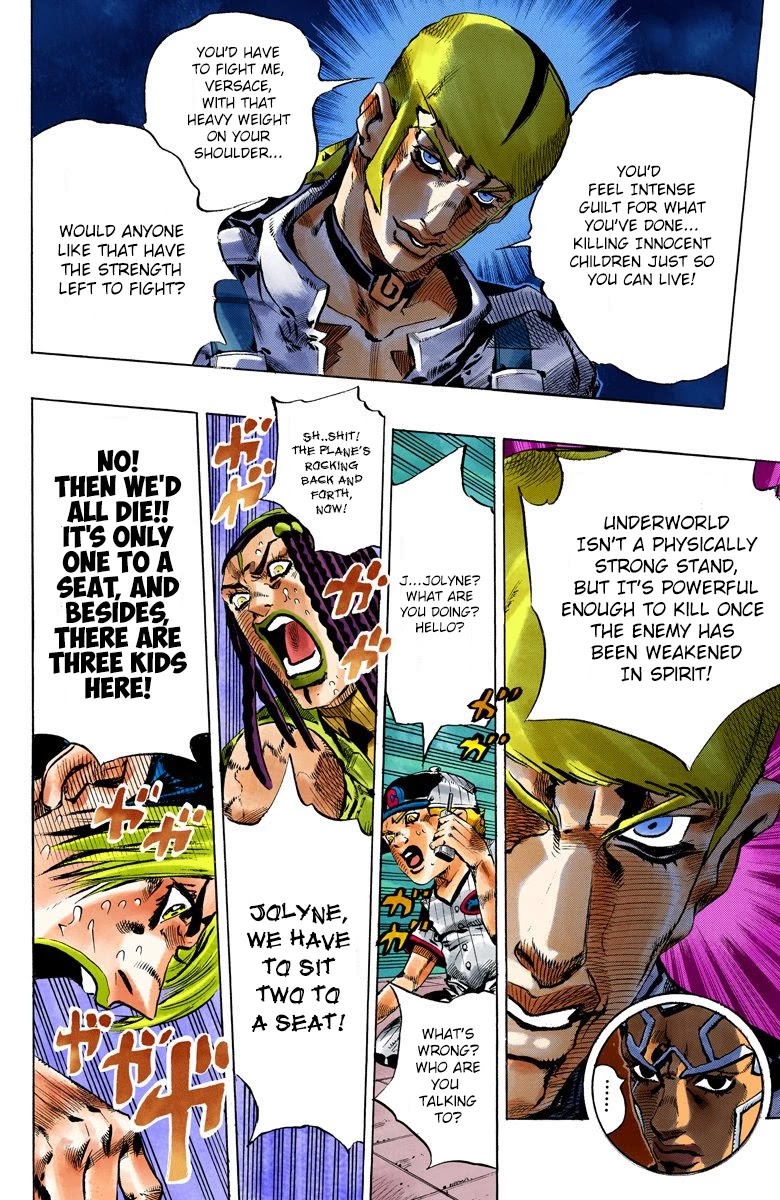 JoJo's Bizarre Adventure Part 6 - Stone Ocean (Official Colored) Chapter 123 page 10 - Chapter 123: Underworld Part 5