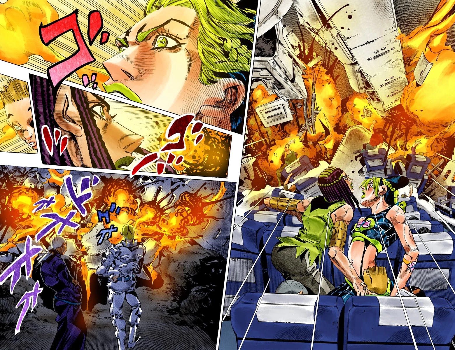 JoJo's Bizarre Adventure Part 6 - Stone Ocean (Official Colored) Chapter 123 page 12 - Chapter 123: Underworld Part 5