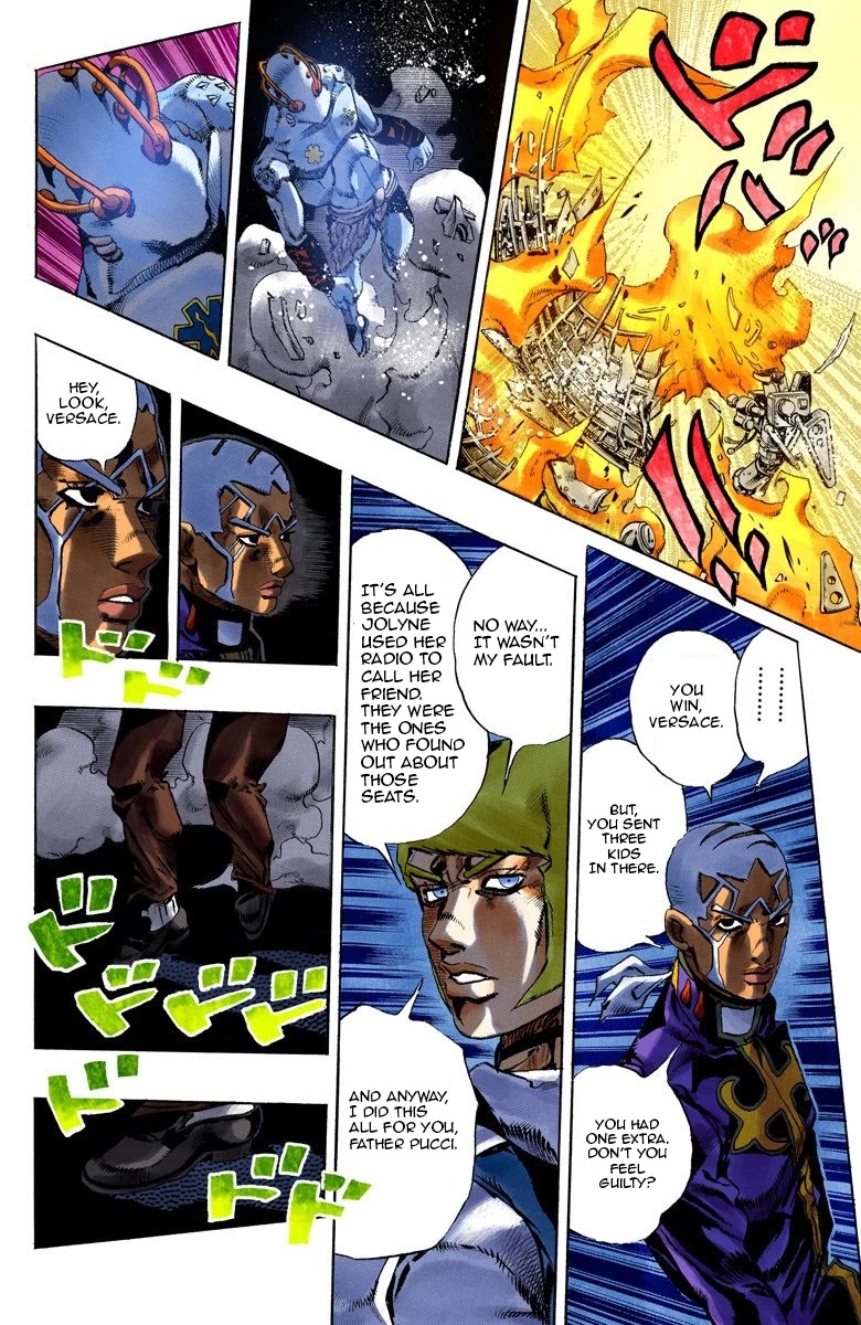 JoJo's Bizarre Adventure Part 6 - Stone Ocean (Official Colored) Chapter 123 page 13 - Chapter 123: Underworld Part 5