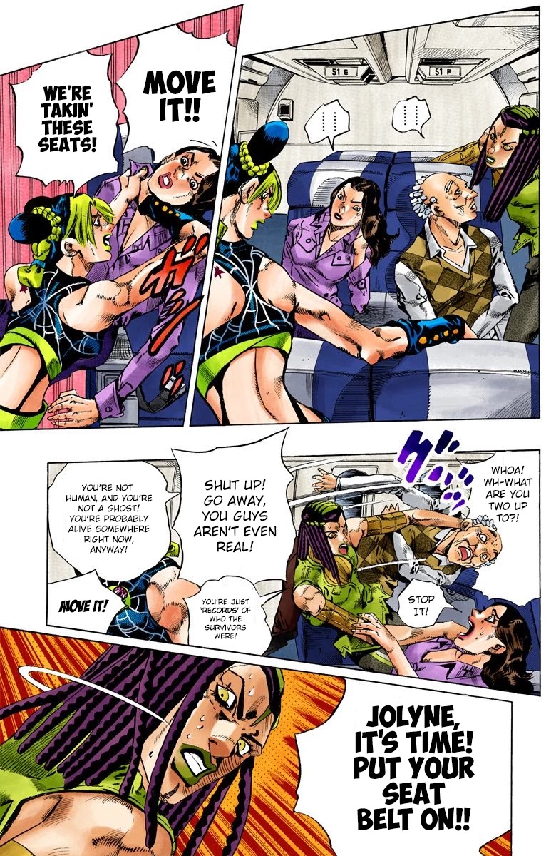 JoJo's Bizarre Adventure Part 6 - Stone Ocean (Official Colored) Chapter 123 page 5 - Chapter 123: Underworld Part 5