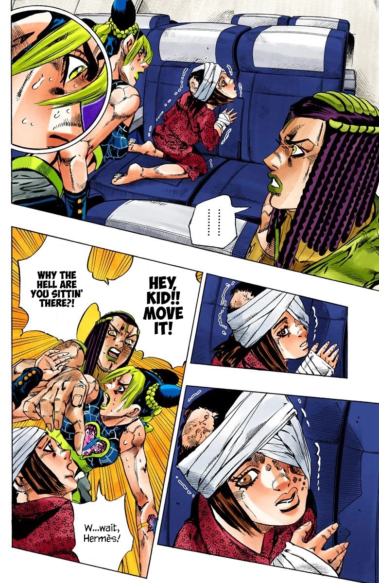JoJo's Bizarre Adventure Part 6 - Stone Ocean (Official Colored) Chapter 123 page 6 - Chapter 123: Underworld Part 5