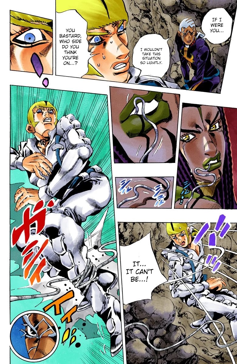 JoJo's Bizarre Adventure Part 6 - Stone Ocean (Official Colored) Chapter 124 page 3 - Chapter 124: Underworld Part 6