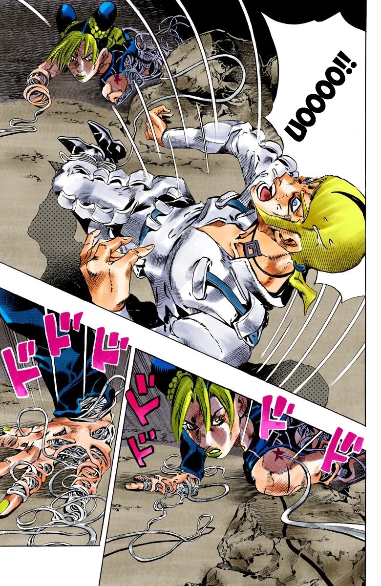 JoJo's Bizarre Adventure Part 6 - Stone Ocean (Official Colored) Chapter 124 page 4 - Chapter 124: Underworld Part 6